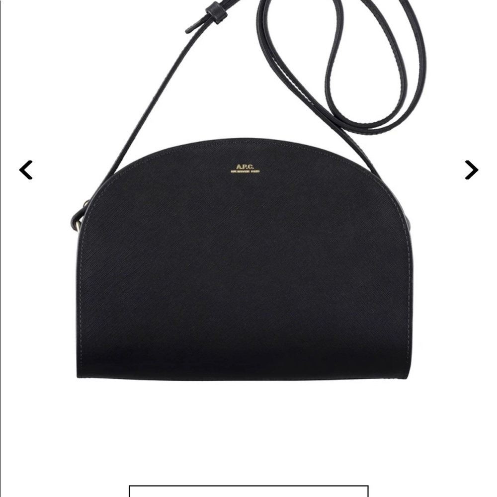 COPY - A.P.C Black Demi-lune bag. Gently used